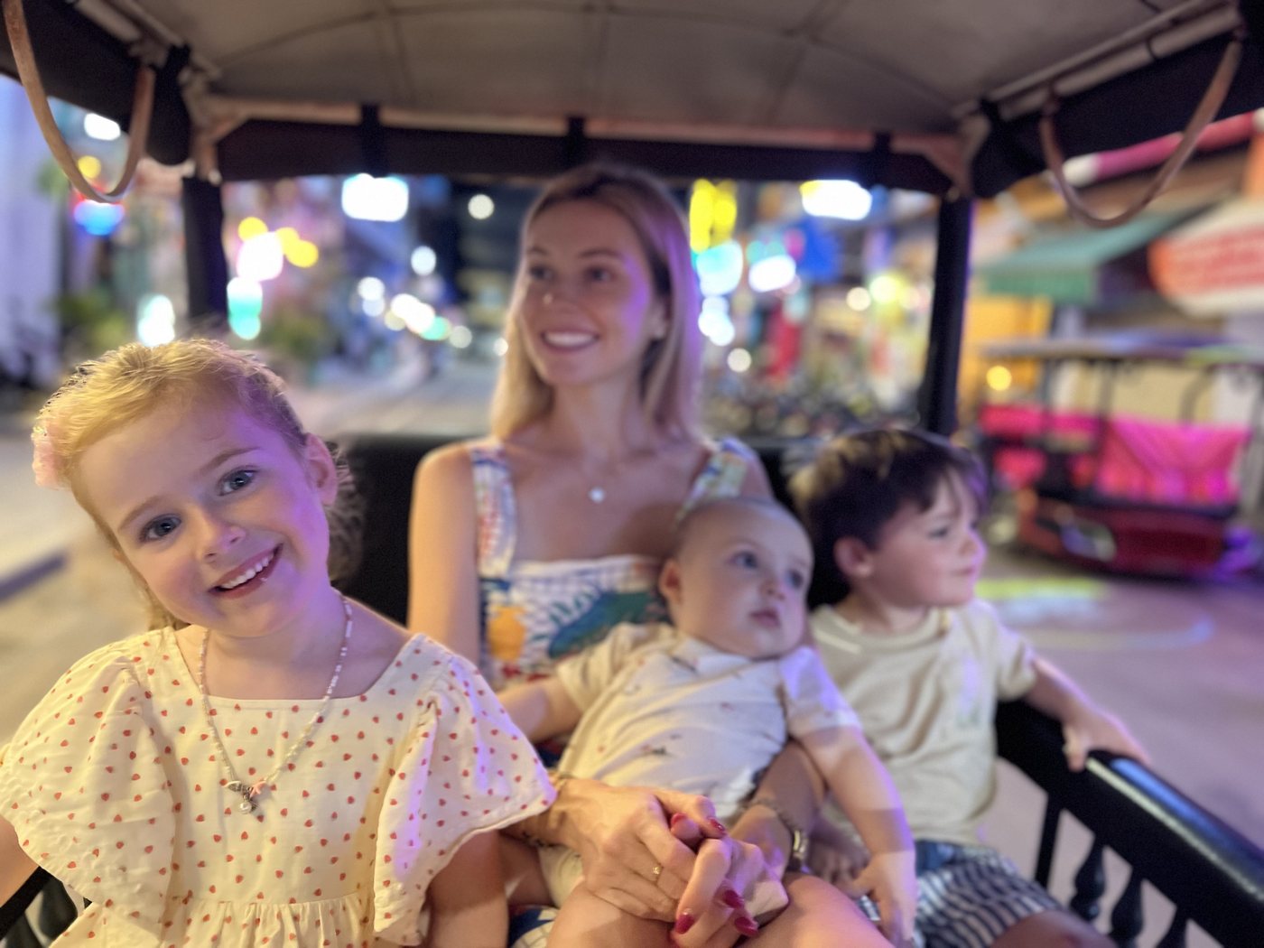 Hannah O'Driscoll with her three children